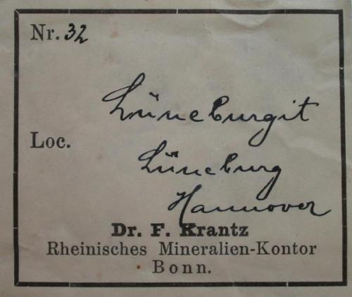 ...with old Krantz label... (Author: Andreas Gerstenberg)