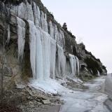 _crystalized H2O.....iciclesZona Harrodsburg, Clear Creek, Condado Monroe, Indiana, USAicicles up to 15 feet (Author: Bob Harman)