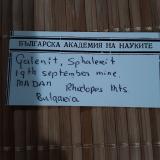 _Galena &amp; SphaleriteMina Septiembre (Mina 9 Septiembre), Zona minera Madan, Montes Rhodope, Smolyan Oblast, Bulgaria9.7 x 7.3 x 3.8 cm (Author: Casimir Sarisky)