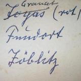 Added Fritz Schell collection label (1948) with a nice slip of the pen: topaz from zöblitz (later corrected). (Author: Andreas Gerstenberg)