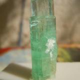 Beryl (var Emerald)
Stony Point (Hiddenite), Alexander Co., North Carolina, USA
3.2 x 1.0 cm (Author: rweaver)