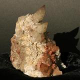 11 cm. calcite and minor quartz, hemitite stained. Collected 05. (Author: vic rzonca)