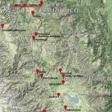 _Barita

¿Y dónde está el cerro de Huarihuyn?
(las marcas de color rojo señalan localidades con minerales interesantes) (Autor: Carles Millan)