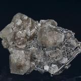 Calcite on Rutile
Rist Mine, Hiddenite, Alexander Co., North Carolina, USA
2.8 x 2.1 cm. (Author: am mizunaka)
