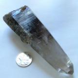 a large smoky quartz crystal (Author: thecrystalfinder)