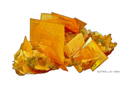 Wulfenite (Autor: Félix Estrella)