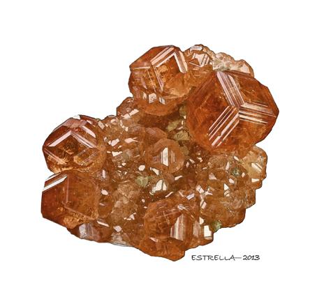 Grossular Garnet (Autor: Félix Estrella)