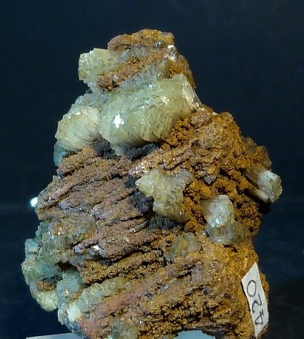 Adamita<br />Ojuela Mine, Mapimí, Municipio Mapimí, Durango, Mexico<br />5 x 4 cm.<br /> (Autor: Felipe Abolafia)