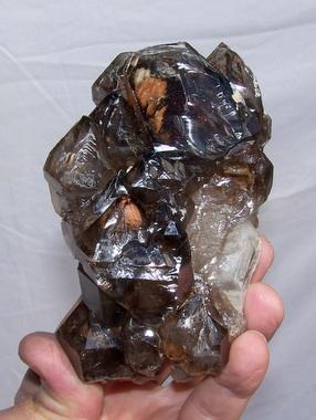 Quartz, dark smoky
Neu Scwaben, Karibib, Namibia
123 x 78 x 59 mm (Author: Pierre Joubert)