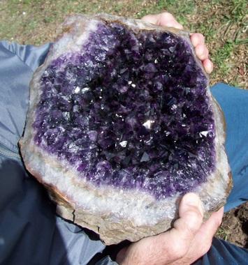 Amethyst
Sarusas, Skeleton Coast, Namibia
330 x 260 mm
 (Author: Pierre Joubert)