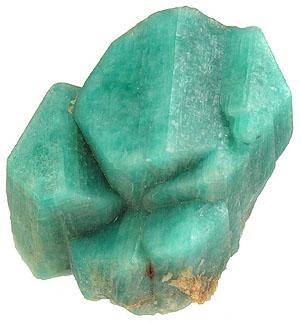 Microcline, var. amazonite, 
2.7 x 2.5 x 2.1 cm, ex-Tom Gressman (Author: Jim)