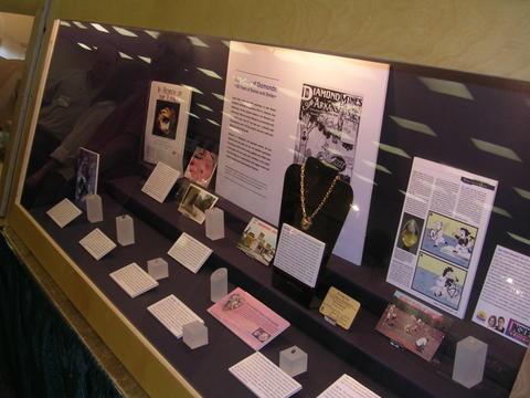 Houran special exhibit of Arkansas diamonds at the 2006 Denver Gem and Mineral Show (Author: Jim)