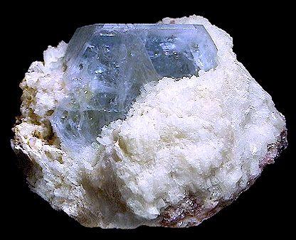 Beryl ( var. Aquamarine ) on Albite

Cryo-Genie Mine
Warner Springs
San Diego County, California
United States of America

4.5 x 6.0 cm overall
3.5 x 3.5 cm crystal (Author: GneissWare)