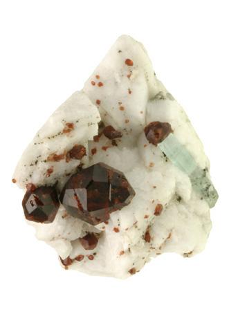 Spessartine with Aquamarine on Albite

Shigar Valley
Skardu District, Baltistan, Northern Areas
Pakistan

9.0 x 6.7 x 6.7 cm overall
2.7 cm Spessartine (Author: GneissWare)