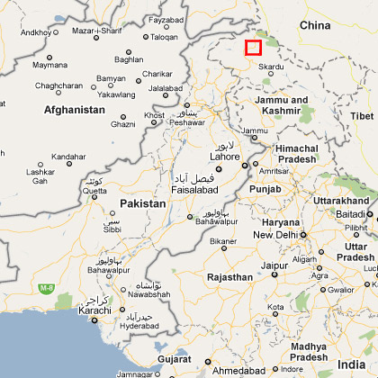 _Beryl, muscovite
Nagar, Hunza Valley, Gilgit-Baltistan, Pakistan

And where is the Hunza Valley? (Author: Carles Millan)