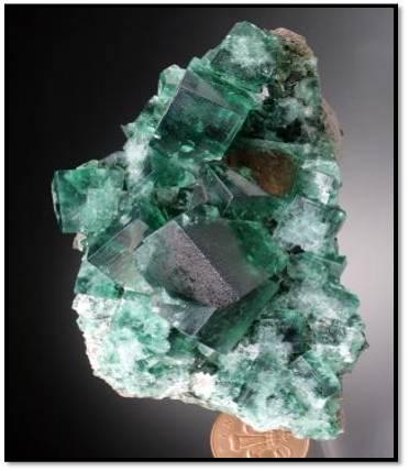 Jewel Box pocket fluorite from Rogerly, UK. Measures 12 x 6 x 5 cm and weighs 200 grams (Author: VRigatti)