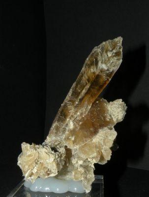 Gypsum. Villalvilla. Madrid. Spain. 12 cm. (Author: nimfiara)