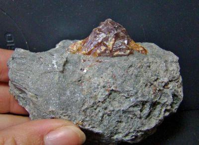 Sphalerite. 2º level.. Mánforas Mine. Áliva. Cantabria. Spain. 7 cm. (Author: nimfiara)
