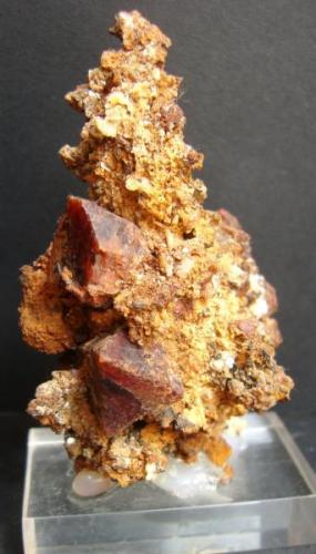 ESPINELA ROJA Sierra de Mijas Mijas-Malaga 8cm x 5cm (cristales de 1cm) (Autor: Mijeño)