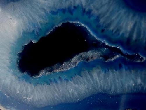 Ágata azul, Brasil. Detalle (Autor: Javier Garcia Canals)