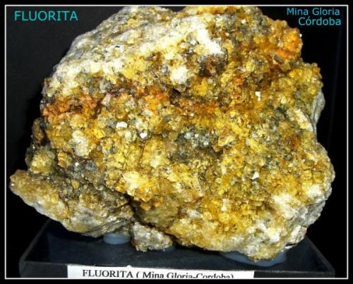 FLUORITA Mina Gloria -Córdoba -12cm x15.5cm (Autor: Mijeño)