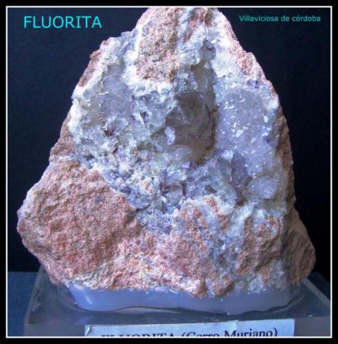 FLUORITA -El Muriano -Villaviciosa de Córdoba -Córdoba -9cm x9cm (Autor: Mijeño)