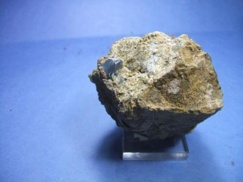Cuarzo azul pieza 8x5cm cristal 8mm, cantera Juanona Antequera Málaga (Autor: Nieves)