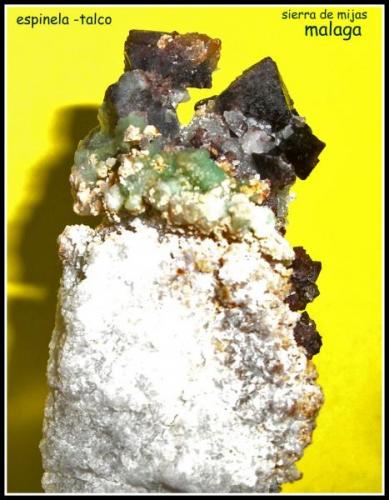 ESPINELA-TALCO - Sierra de Mijas - Mijas - Málaga - 8cm x 2.5cm-  cristal 5mm (Autor: Mijeño)