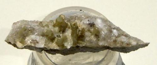 Estellerita verde (cristales con 0,6 cm). Tainhas, Rio Grande do Sul- Brasil (Autor: Anisio Claudio)