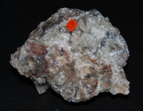 WULFENITA 
North Geronimo Mine, La Paz County, Arizona, USA
(4,5 x 4 cm - Cristal: 0,5 cm) (Autor: Marc C)
