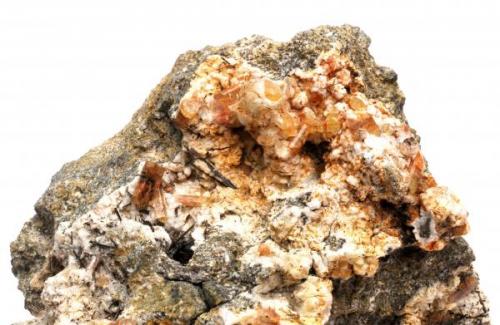 Fluorapatito - Minera I - Lebrija - Sevilla - Andalucía - España - 7,6 x 6,0 x 5,1 (Autor: Martí Rafel)
