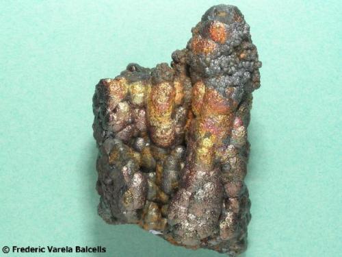 Goehtita irisada, Mina Filón Sur, Tharsis (Huelva) 7 x 5 x 4,5 cm. (Autor: Frederic Varela)