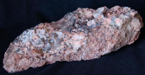Cuarzo y Microclina sobre granito - Cantera Massabé - Sils - Girona - Catalunya - España - 15x6x3 cm. (Autor: Joan Martinez Bruguera)