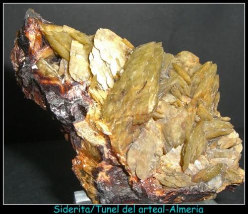 SIDERITA VERDE -Tunel del Arteal -Cuevas de Almanzora -Almería -6cm x 4.5cm (Autor: Mijeño)