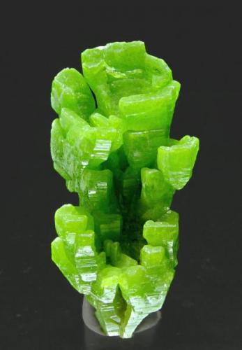 Piromorfita.
Mina Daoping, Guilin, Guangxi, China.
Tamaño de la pieza: 4.3×2.1 ×1.8 cm.
Colección Nacho Gaspar, foto cortesía Fabre Minerals. (Autor: Nacho)