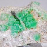 Fluorita - 
Cantera Berta - ( El Papiol ) -Sant Cugat del Vallès - Vallès Occidental - Barcelona - Catalunya - España - 
10,5 x 5,6 x 5,2 cm (Autor: Martí Rafel)