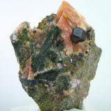 Granate + Ferropargasita
Minas de Cala - Huelva - Andalucía - España
6.3 x 4.5 cm (Autor: Diego 1)