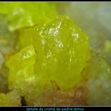 detalle de cristal de azufre nativo (Autor: Mijeño)