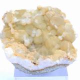 Prehnita - 
Cantera Baja - Alcalá de los Gazules - Cádiz - Andalucía - España - 
8,1 x 7,2 x 2,5 cm (Autor: Martí Rafel)