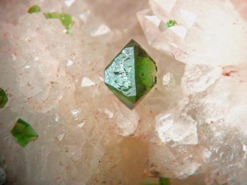 LIBETHENITA. pardais, portugal. cristal de 1 mm..jpg (Autor: josminer)
