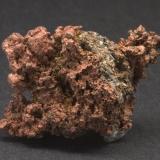 Cobre Nativo. Mina San Germán, El Horcajo, Ciudad Real. 3x2cm. (Autor: Carlos Pareja)