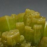 Piromorfita de San Andrés. Encuadre 1 cm (Regalo de Ramón de Granada, del grupo mineralogía independiente) (Autor: nimfiara)