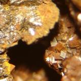 Cristales de siderita con diámetro inferior a 0,5 mm. Origen: Morro das Balas, Formiga-Minas Gerais-Brasil (Autor: Anisio Claudio)