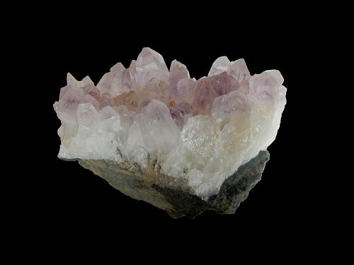 Quartz (variety amethyst)<br />Droujba Mine, Djurkovo Complex, Laki, Rhodope Mountains, Laki Municipality, Plovdiv Oblast, Bulgaria<br />60 mm x 50 mm x 60 mm<br /> (Author: Dany Mabillard)