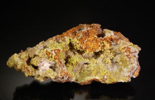 Mimetite<br />Ojuela Mine, Mapimí, Municipio Mapimí, Durango, Mexico<br />10.2 x 5.1 x 3.5 cm<br /> (Author: Michael Shaw)