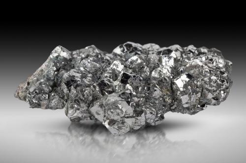 Nickelskutterudite<br />Schneeberg District, Erzgebirgskreis, Saxony/Sachsen, Germany<br />8.5 x 11.5 x 3.5 cm / main crystal: 1.8 cm<br /> (Author: MIM Museum)