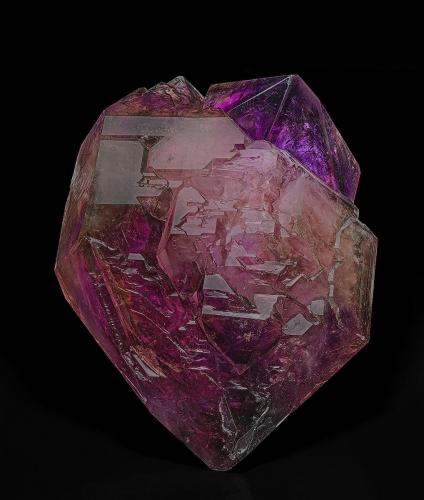 Quartz (variety amethyst), Quartz (variety smoky quartz)<br />Mina Reel, Iron Station, Condado Lincoln, North Carolina, USA<br />16.2 x 12.8 cm<br /> (Author: am mizunaka)