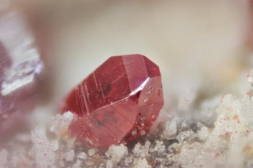 Cinabrio<br />Fabiola Mine (Balduino and Fabiola Mine), Albuñol, Comarca Costa Granadina, Granada, Andalusia, Spain<br />1 ó 2 mm.<br /> (Autor: Antonio Abril)