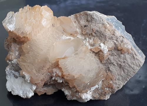 Calcite<br />Lead mines, Obernberg am Brenner, Innsbruck-Land District, Tyrol/Tirol, Austria<br />7 x 4,5 cm<br /> (Author: Volkmar Stingl)
