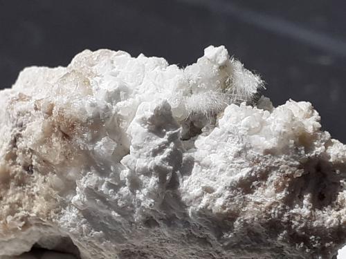 Thaumasite<br />Alpe Bazena, Breno, Brescia Province, Lombardy, Italy<br />3,5 x 2 cm<br /> (Author: Volkmar Stingl)